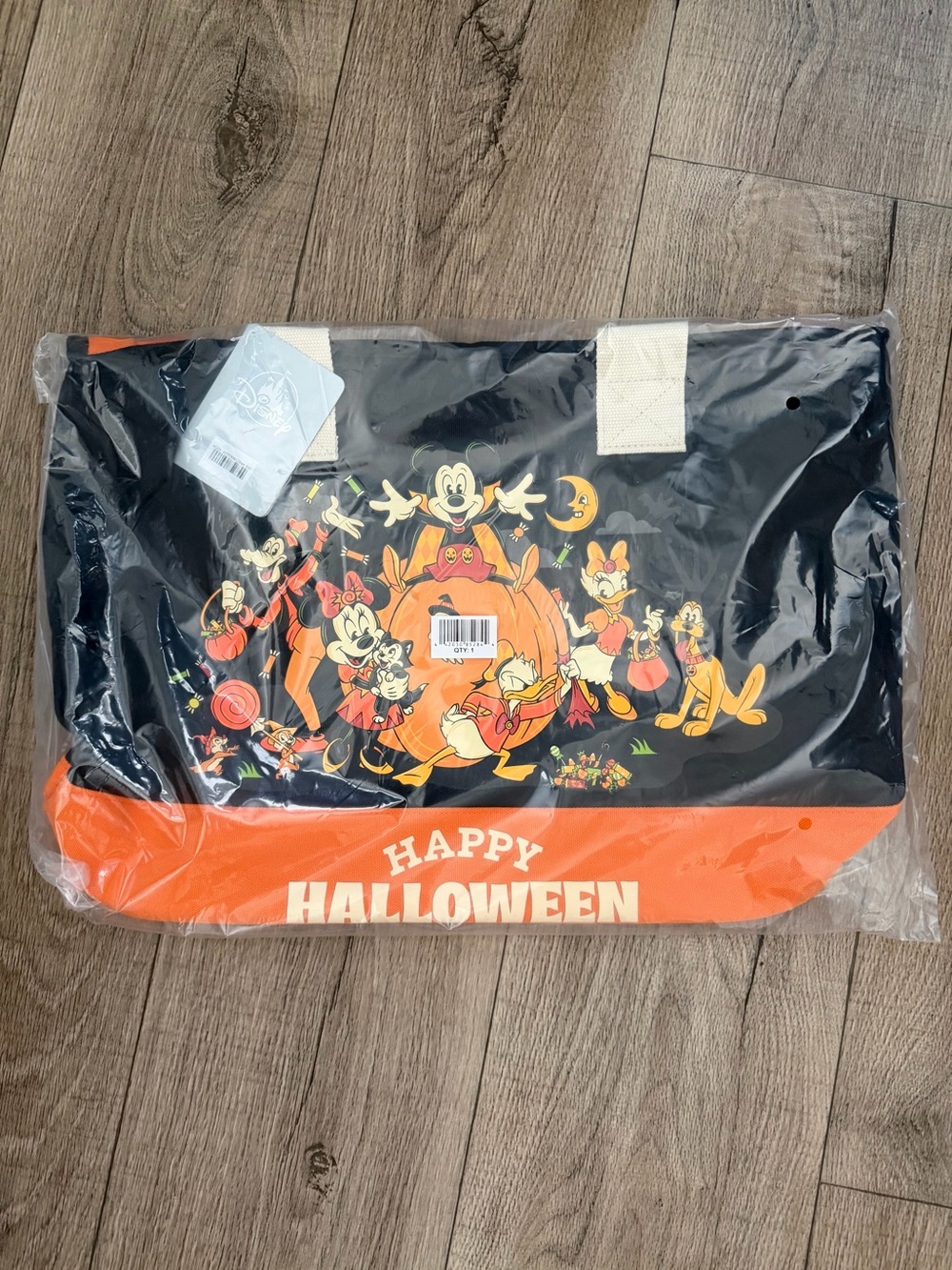 Disney Mickey Mouse and Friends Halloween Tote Bag NWT